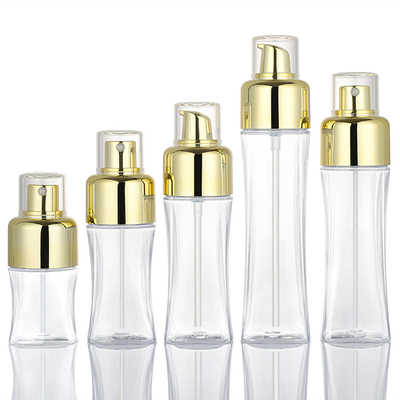 Fine Mist Spray Skincare Packaging Lotion Plastik Bulat 50ml Botol Pompa Kosong