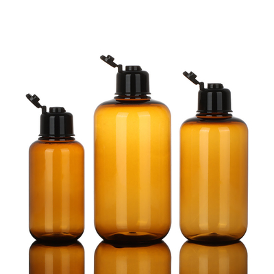 Desain Disesuaikan Soft Touch Flip Cap Kemasan Botol Body Lotion Shampoo