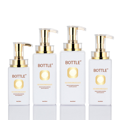 Botol Pompa Lotion Pengap Buram, Dispenser Pompa Kosmetik Tutup Emas