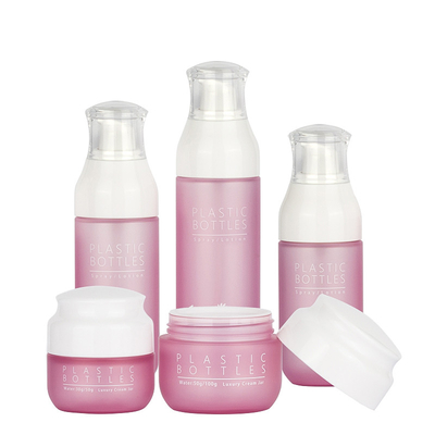 Set Kemasan Kosmetik Ramah Lingkungan, Wadah Kosmetik Plastik Daur Ulang ODM