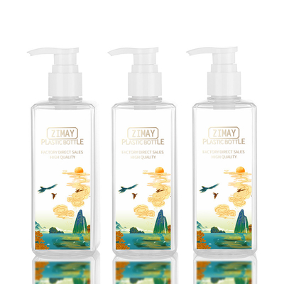Botol Lotion Kosmetik Transparan Mewah Biodegradable 300ML