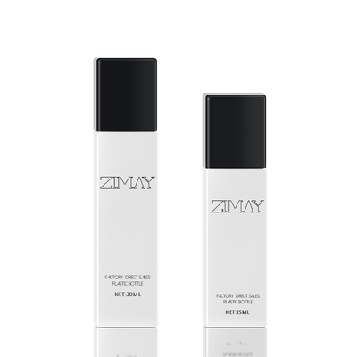 Set Botol Perjalanan Portabel OEM, Botol Lotion Ukuran Perjalanan Kosong 20ML