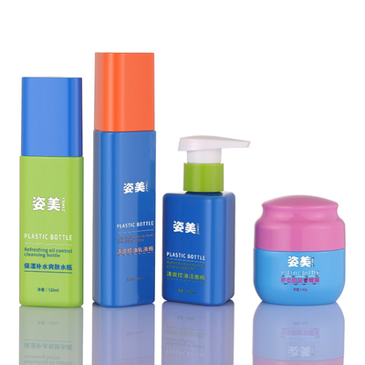 Set Kemasan Kosmetik Screw Cap, Wadah Kosmetik Plastik 150ml 200ml