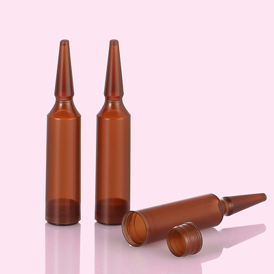 Kemasan Ampul Plastik Amber Multiusage 5ml Kapasitas Zimay Dropper