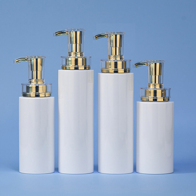 Botol Plastik Kosong 8 Oz Lotion Permukaan Stamping Panas Dapat Didaur Ulang