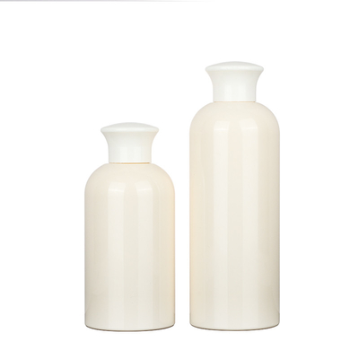 Botol Toner Plastik Kosmetik 300ml 350ml Botol Plastik Bulat Transparan