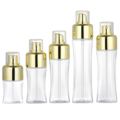 50ml 150ml Botol Semprot Kosmetik Plastik Golden Press Fine Mist Pump Sprayer