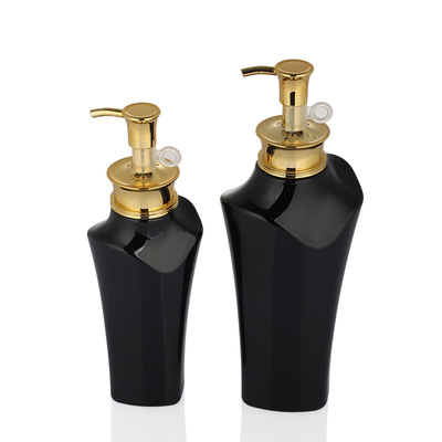 Grosir PET unik hibiki hitam kylie kosmetik kustom lotion kemasan botol sampo pompa emas