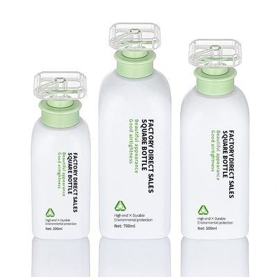 Isi Ulang Kustom 300ml 500ml 700ml Green Hair Extension Plastik Body Wash Lotion Shower Gel Botol