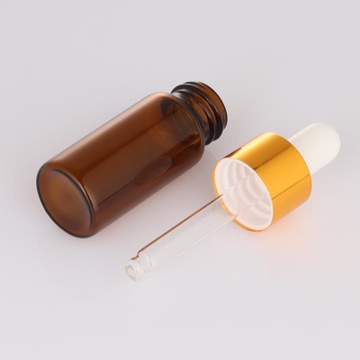Buram 5ml 10ml Botol Kosmetik Kosong Botol Serum Amber Penetes Wajah Bulat