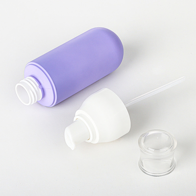Violet 4 Oz PET Matte Plastic Serum Lotion Botol Semprot Kabut Halus 2 Oz Krim Wajah Set Jar Kosmetik