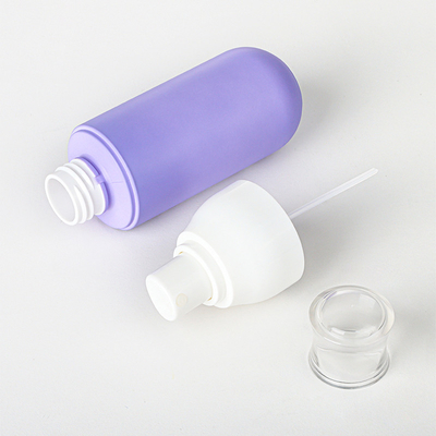 Violet 4 Oz PET Matte Plastic Serum Lotion Botol Semprot Kabut Halus 2 Oz Krim Wajah Set Jar Kosmetik