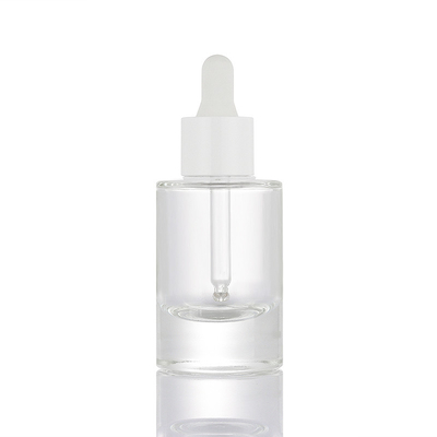 Layanan OEM / OEM transparan matte 30ml botol penetes rambut minyak esensial cair