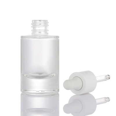Layanan OEM / OEM transparan matte 30ml botol penetes rambut minyak esensial cair