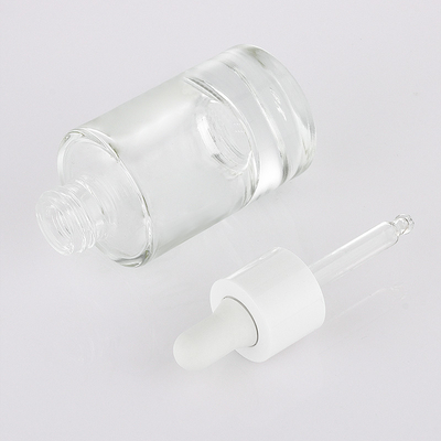 Layanan OEM / OEM transparan matte 30ml botol penetes rambut minyak esensial cair