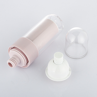 Matte pink perawatan kulit wadah kosong portabel travel set botol lotion dan krim jar