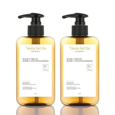 Grosir shampo body lotion ambre persegi panjang dan kondisioner pompa hitam bootle 800ml