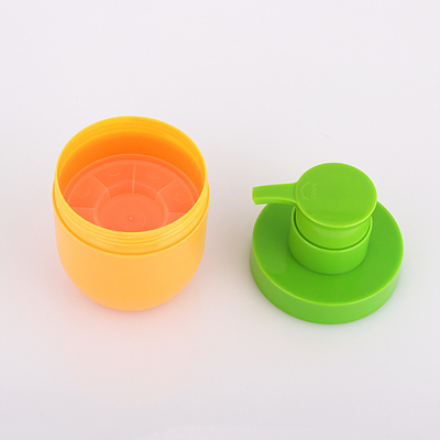 Grosir greem dan orange unik pengap 50ml kosmetik botol lotion wajah kosong
