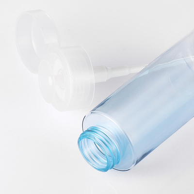 Pink Makeup Remover Kosmetik Kemasan Botol Kosong Biru Cat Kuku Tekan Pompa Putaran Dispenser Tutup Flip