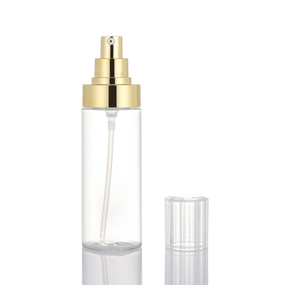 Parfum kosmetik berkualitas tinggi botol pompa lotion plastik bening 100ml 120ml 150ml