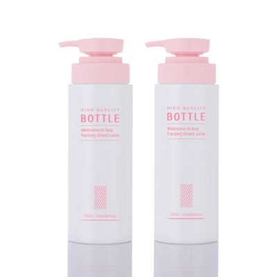 Botol Losion Kosmetik 500ml Plastik PET White Jelly Matte Custom Private Label