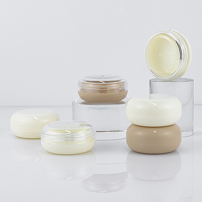 25g Wadah Kemasan Kosmetik Plastik Jar Krim Tabir Surya Kosong