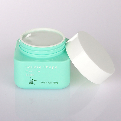 Set Kemasan Kosmetik Hijau Elegan 50g 80g 100ml 160ml Gaya Sederhana