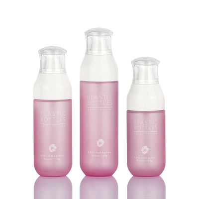 Kemasan Kosmetik Perawatan Kulit Pink Mewah set Botol Lotion Krim Wajah 138ml
