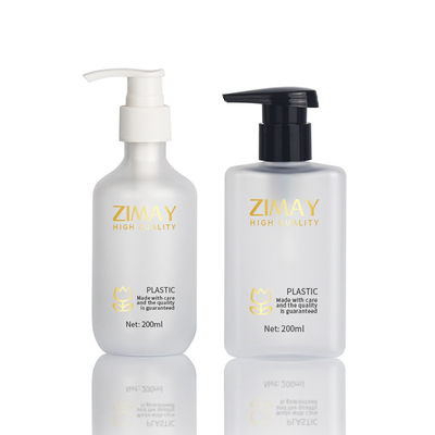 Matte White HDPE Kosmetik Lotion Botol Plastik 30ml 60ml 100ml Kemasan Perawatan Kulit