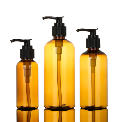 Botol Gel Mandi Cuci Tubuh Kosong 100ml 200ml Botol Sampo Plastik Dengan Pompa
