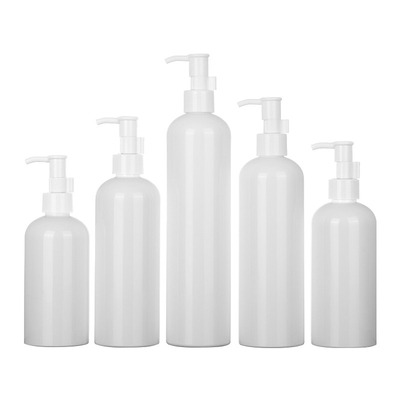 Grosir Kustom PET Scrub Pump Botol Cuci Tubuh Persegi Botol Sampo Plastik
