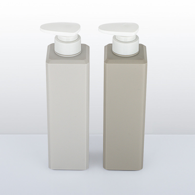 Botol Lotion Kosmetik PET Persegi Dengan Tutup Pompa Tekan Hot Stamping