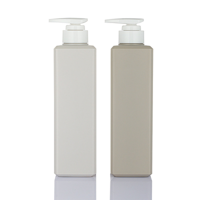 Botol Lotion Kosmetik PET Persegi Dengan Tutup Pompa Tekan Hot Stamping
