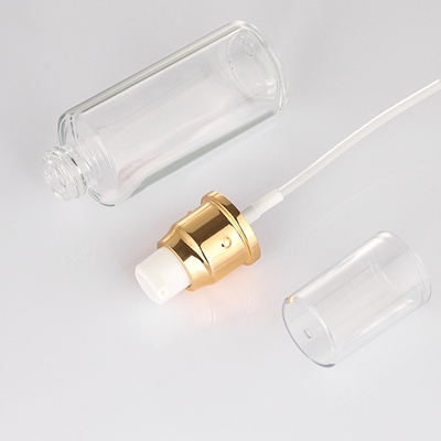 50ml Botol Semprot Losion Kaca Buram Kosong Dengan Kemasan Kosmetik Pompa