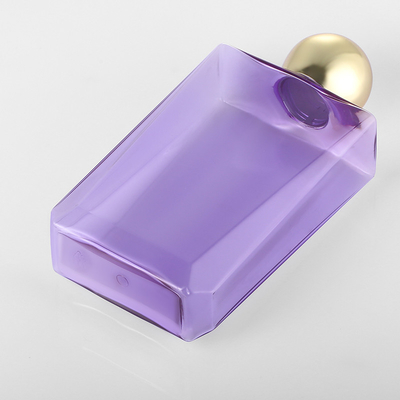 300ml 500ml Botol Parfum Atas Sekrup Berwarna-warni Dengan Tutup Emas