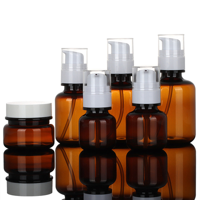 Set Kemasan Kosmetik PET 90ml 130ml 160ml Anti Bocor yang Dapat Didaur Ulang