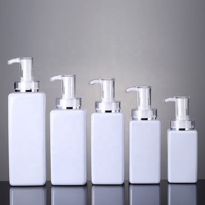 Luxury 300ml 400ml 500ml Hotel Empty Conditioner Packaging16oz Men Clear Lotion Botol Shampoo Plastik Dengan Pompa Emas