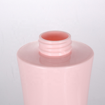 Grosir 350ml 500ml Luxury Pink Square Pengap Isi Ulang Shower Gel Botol Pompa Kosong Body Lotion Container