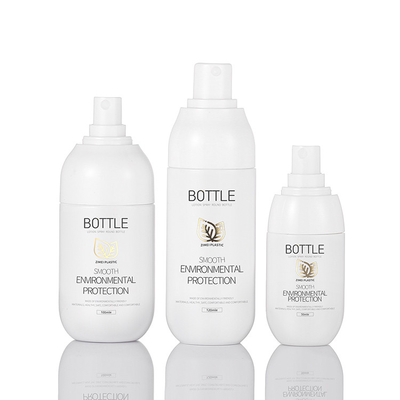 Putih 2 Oz Botol Semprot Plastik Bening Bahan PET Bentuk Bulat untuk Parfum