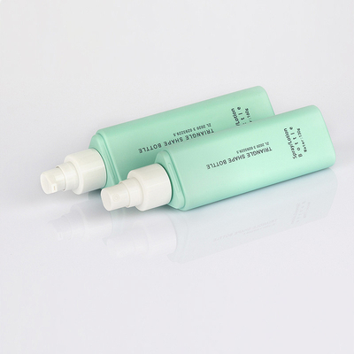 Botol Semprot Kosmetik Segitiga Unik Matte Green Frosted Surface 50 Ml