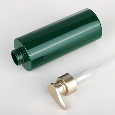 Luxury 16oz Green Round Kylie Skin Clear Body Hibiki Empty Botol Sampo Dan Kondisioner 500ml Dengan Pompa Emas