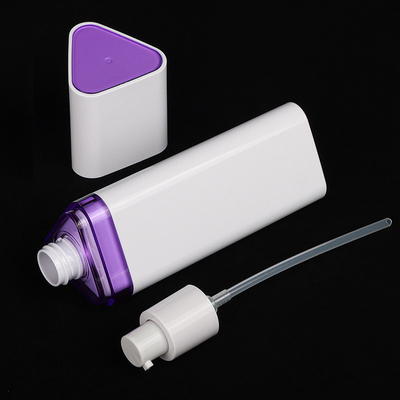 Kemasan Kosmetik Hot Stamping Set Serum Violet Segitiga