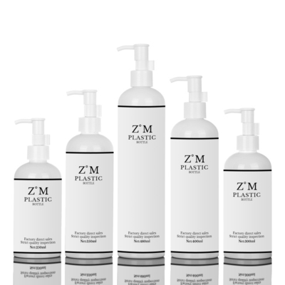 250ml 300ml 350ml 400ml 500ml Pompa Tubuh Pengap Sampo Dan Kondisioner Perawatan Kulit Wadah Kemasan Minyak Kosmetik