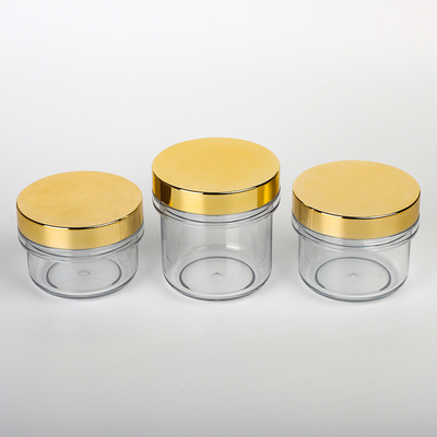 Wadah Perawatan Kulit Kosong Mewah 100ml, Guci 65mm Untuk Produk Kosmetik