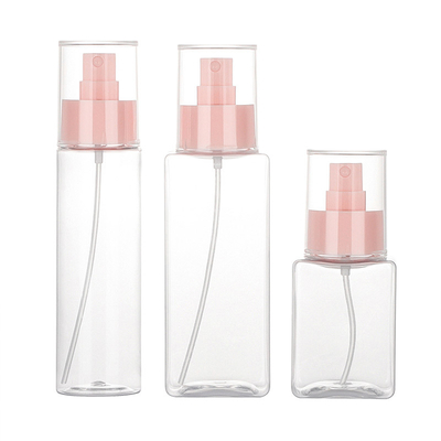 Botol Semprot 100ml Plastik PET Sablon Kabut Halus Dengan Mulut 24mm