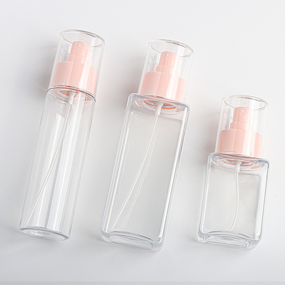 Botol Semprot 100ml Plastik PET Sablon Kabut Halus Dengan Mulut 24mm