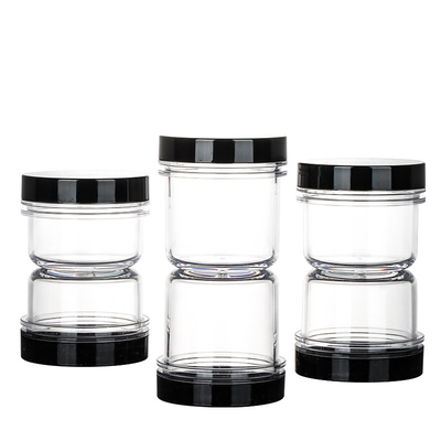 Toples Kemasan Krim 6oz, wadah plastik daur ulang untuk produk kecantikan
