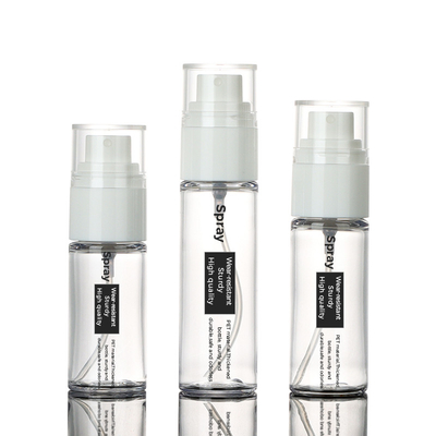 Botol Semprot Kabut Plastik Anti Bocor Transparan Anti Bocor 30ml 20mm Mulut