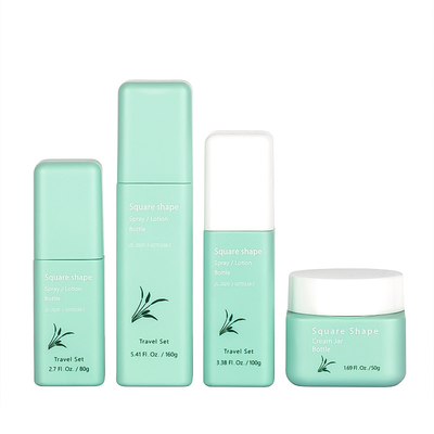 Set Botol Kosmetik Mewah Buram 100ml 120ml 160ml OEM Dapat Diterima
