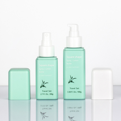 Set Botol Kosmetik Mewah Buram 100ml 120ml 160ml OEM Dapat Diterima